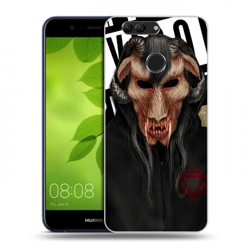 Дизайнерский пластиковый чехол для Huawei Nova 2 Plus Бандитские маски