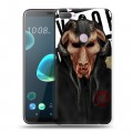 Дизайнерский силиконовый чехол для HTC Desire 12 Plus Бандитские маски