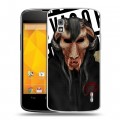 Дизайнерский пластиковый чехол для LG Google Nexus 4 Бандитские маски