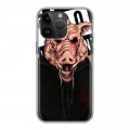 Дизайнерский силиконовый чехол для Iphone 14 Pro Max Бандитские маски