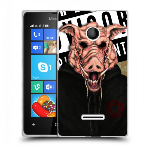 Дизайнерский пластиковый чехол для Microsoft Lumia 435 Бандитские маски