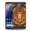 Дизайнерский силиконовый чехол для Nokia 9 PureView Животные Барокко