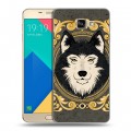 Дизайнерский силиконовый чехол для Samsung Galaxy A9 Животные Барокко