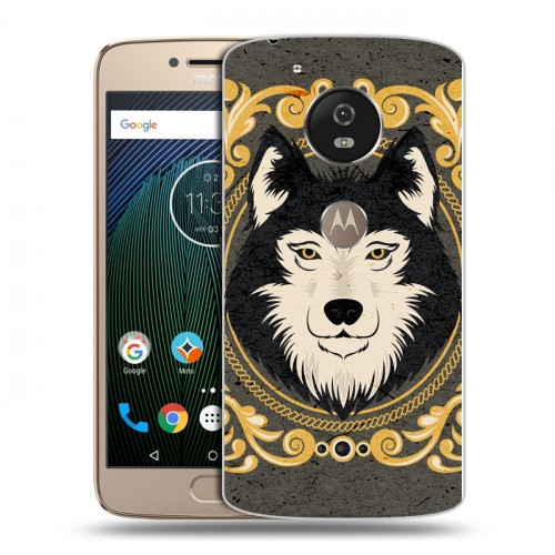Дизайнерский силиконовый чехол для Motorola Moto G5s Животные Барокко