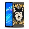 Дизайнерский пластиковый чехол для Huawei Y6 (2019) Животные Барокко