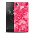 Дизайнерский пластиковый чехол для Sony Xperia L1 Монохромные цветы