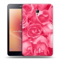 Дизайнерский силиконовый чехол для Samsung Galaxy Tab A 8.0 (2017) Монохромные цветы