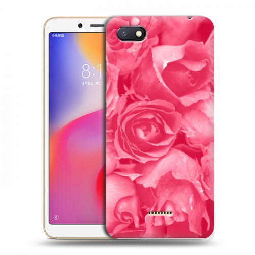 Дизайнерский пластиковый чехол для Xiaomi RedMi 6A Монохромные цветы