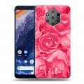 Дизайнерский силиконовый чехол для Nokia 9 PureView Монохромные цветы