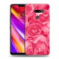 Дизайнерский пластиковый чехол для LG G8 ThinQ Монохромные цветы