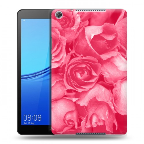 Дизайнерский силиконовый чехол для Huawei MediaPad M5 lite 8 Монохромные цветы