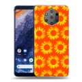 Дизайнерский силиконовый чехол для Nokia 9 PureView Монохромные цветы