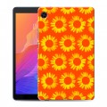 Дизайнерский силиконовый чехол для Huawei MatePad T8 Монохромные цветы