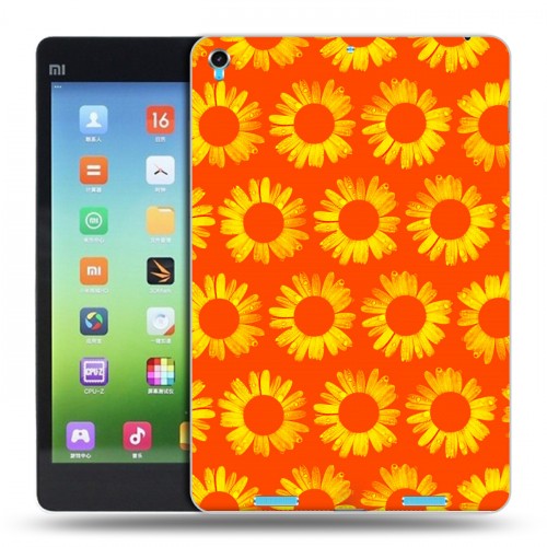 Дизайнерский силиконовый чехол для Xiaomi MiPad Монохромные цветы