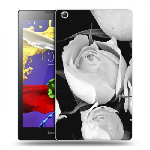 Дизайнерский силиконовый чехол для Lenovo Tab 3 7 Essential Монохромные цветы