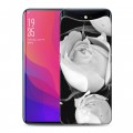 Дизайнерский силиконовый чехол для OPPO Find X Монохромные цветы