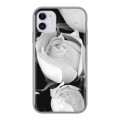 Дизайнерский силиконовый чехол для Iphone 11 Монохромные цветы