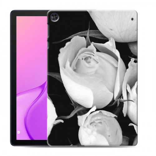 Дизайнерский силиконовый чехол для Huawei MatePad T10 Монохромные цветы