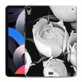 Дизайнерский силиконовый чехол для Ipad Air (2020) Монохромные цветы