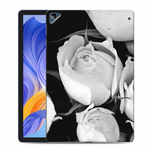 Дизайнерский силиконовый с усиленными углами чехол для Huawei Honor Pad X8 Монохромные цветы