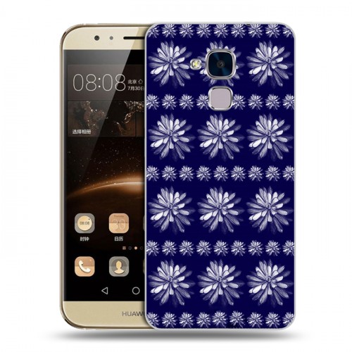 Дизайнерский пластиковый чехол для Huawei Honor 5C Монохромные цветы