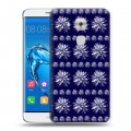 Дизайнерский пластиковый чехол для Huawei Nova Plus Монохромные цветы