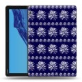 Дизайнерский пластиковый чехол для Huawei MediaPad T5 Монохромные цветы