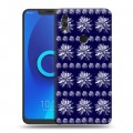 Дизайнерский силиконовый чехол для Alcatel 5V Монохромные цветы