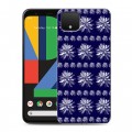 Дизайнерский пластиковый чехол для Google Pixel 4 XL Монохромные цветы