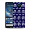 Дизайнерский силиконовый чехол для Nokia 8.3 Монохромные цветы