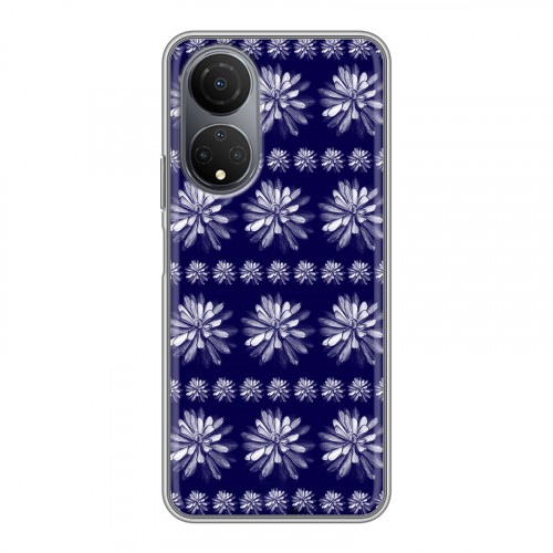 Дизайнерский силиконовый чехол для Huawei Honor X7 Монохромные цветы