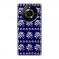 Дизайнерский силиконовый с усиленными углами чехол для Realme 11 Pro Монохромные цветы