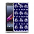 Дизайнерский пластиковый чехол для Sony Xperia Z Ultra  Монохромные цветы