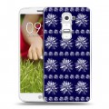 Дизайнерский пластиковый чехол для LG Optimus G2 mini Монохромные цветы