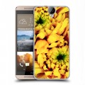 Дизайнерский пластиковый чехол для HTC One E9+ Монохромные цветы