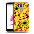 Дизайнерский пластиковый чехол для LG G4 Stylus Монохромные цветы