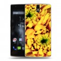 Дизайнерский силиконовый чехол для OnePlus One Монохромные цветы