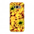 Дизайнерский силиконовый чехол для Samsung Galaxy S8 Монохромные цветы