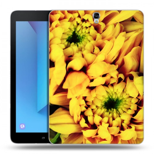 Дизайнерский силиконовый чехол для Samsung Galaxy Tab S3 Монохромные цветы