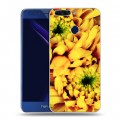 Дизайнерский пластиковый чехол для Huawei Honor 8 Pro Монохромные цветы