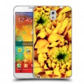 Дизайнерский пластиковый чехол для Samsung Galaxy Note 3 Монохромные цветы