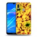 Дизайнерский пластиковый чехол для Huawei Y6 (2019) Монохромные цветы