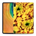 Дизайнерский силиконовый чехол для Huawei MatePad Pro Монохромные цветы