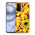 Дизайнерский пластиковый чехол для Huawei Honor 30 Монохромные цветы