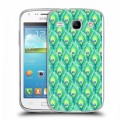 Дизайнерский пластиковый чехол для Samsung Galaxy Core Перья павлина