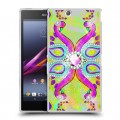 Дизайнерский пластиковый чехол для Sony Xperia Z Ultra  Блистающий павлин