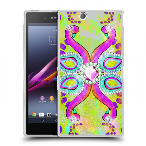 Дизайнерский пластиковый чехол для Sony Xperia Z Ultra  Блистающий павлин