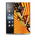 Дизайнерский пластиковый чехол для Sony Xperia acro S Мистика треугольника