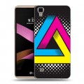 Дизайнерский пластиковый чехол для LG X Style Мистика треугольника