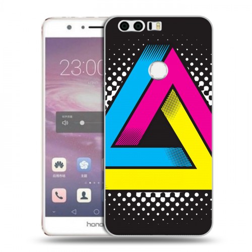 Дизайнерский пластиковый чехол для Huawei Honor 8 Мистика треугольника